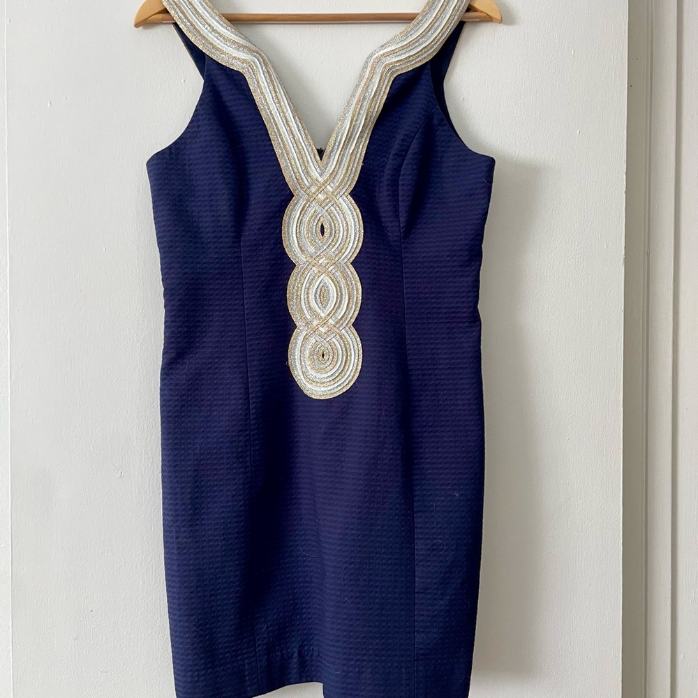 EUC Lilly Pulitzer Valli Shift Dress, Size 6
